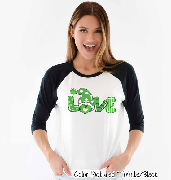 Gnome LOVE St Patricks Day Tee