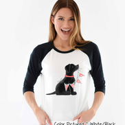 Black Lab Dog Love Valentine Shirt