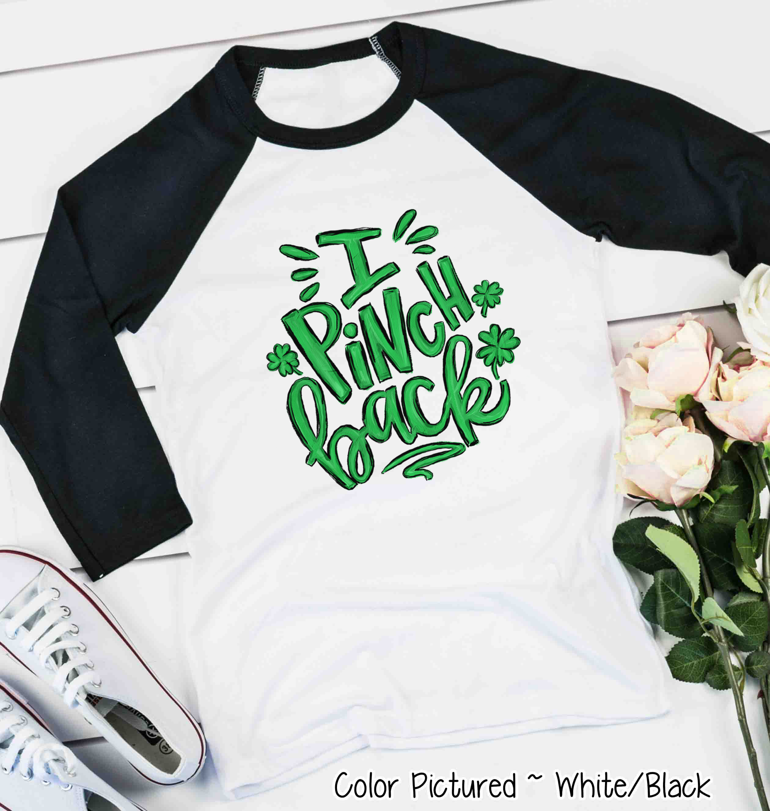 I Pinch Back St Patricks Day Tee