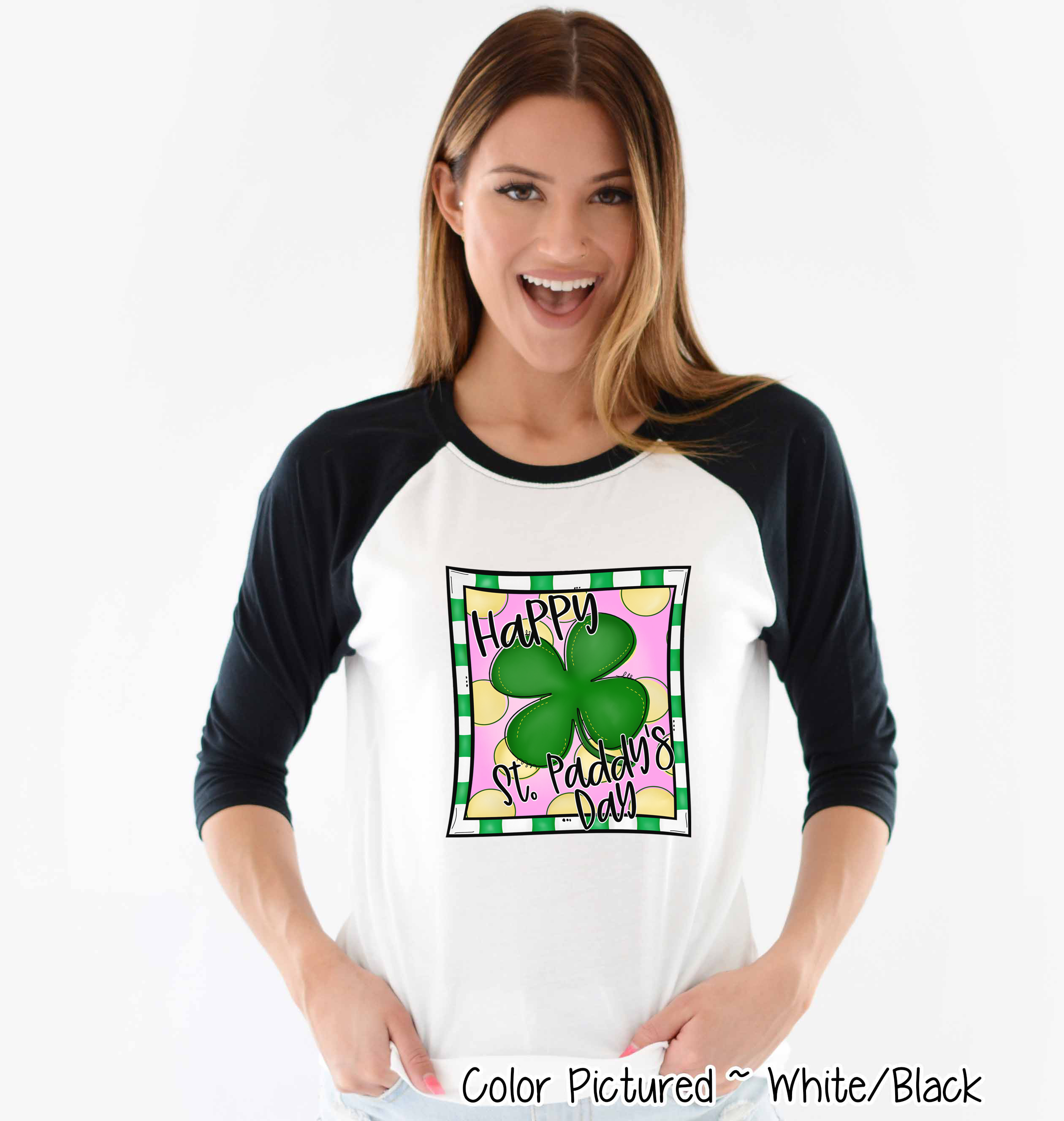 Happy St Paddys Day Clover Tee