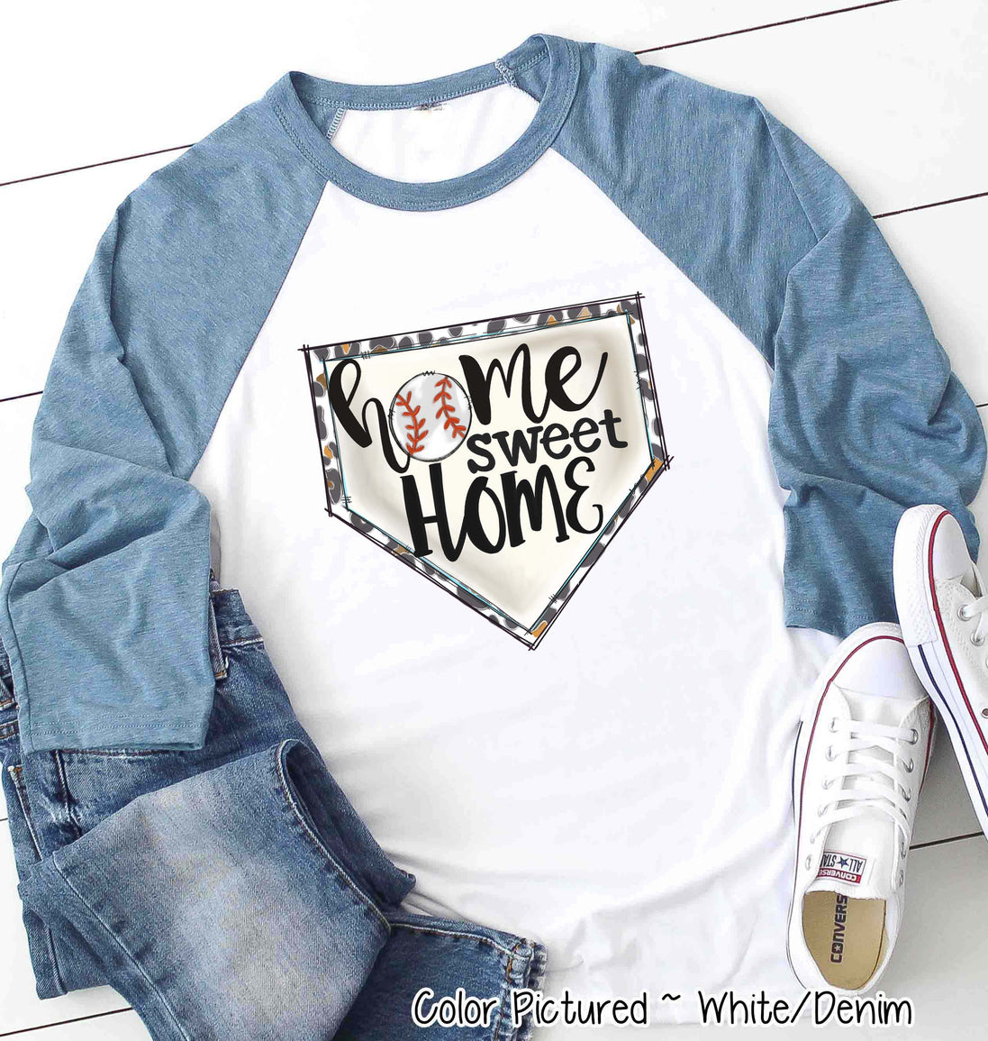 Baseball Home Sweet Home Fan Tee