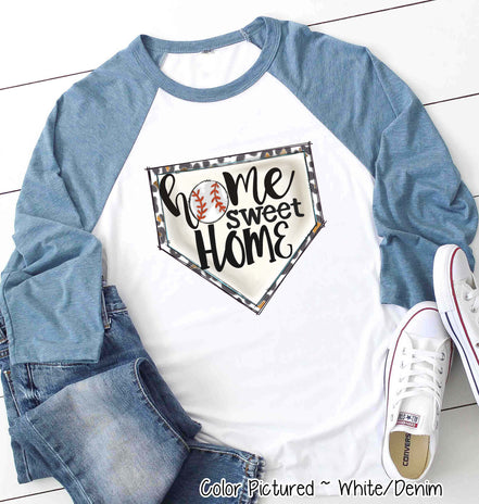 Baseball Home Sweet Home Fan Tee