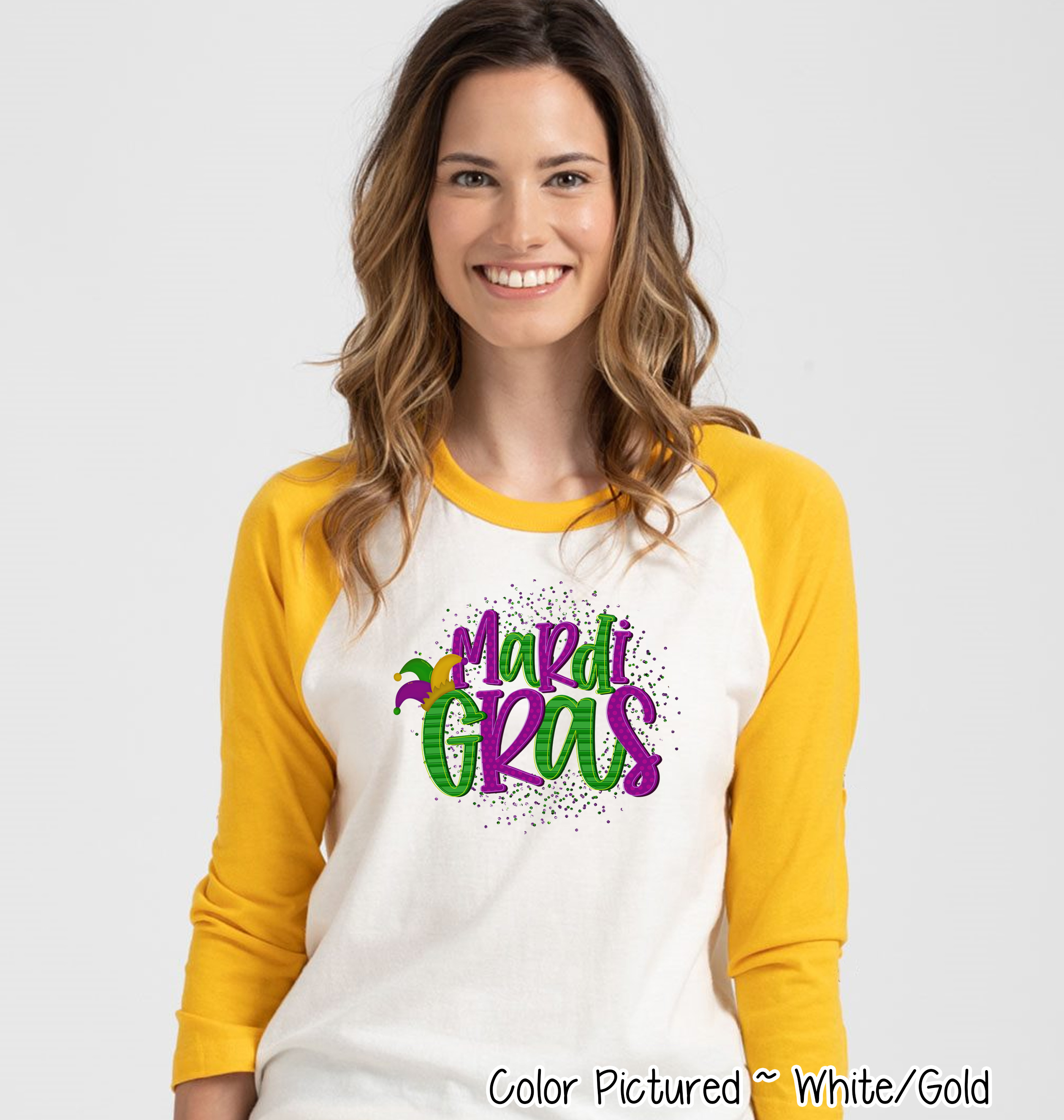 Mardi Gras Jester Hat Tee