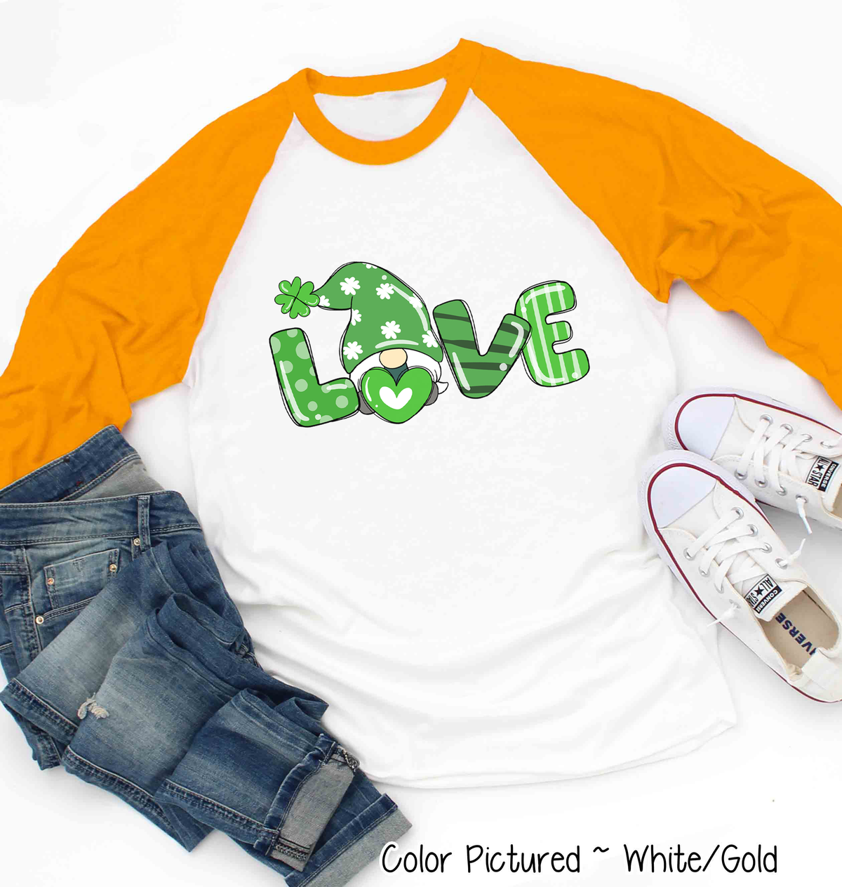 Gnome LOVE St Patricks Day Tee