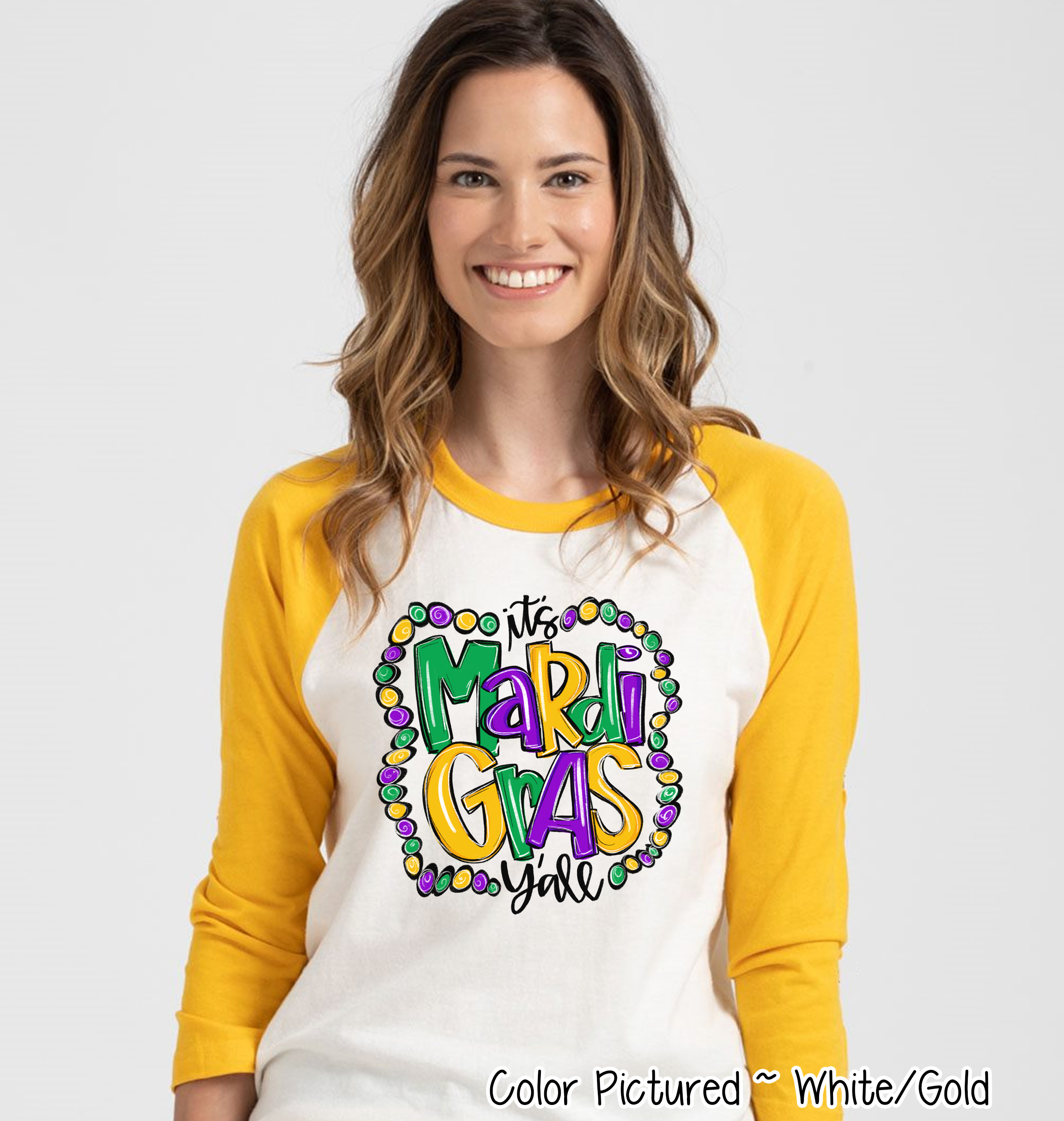 It's Mardi Gras Y'all Beads Mardi Gras Tee