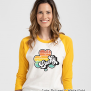 Lucky Retro Shamrock St Patricks Day Tee