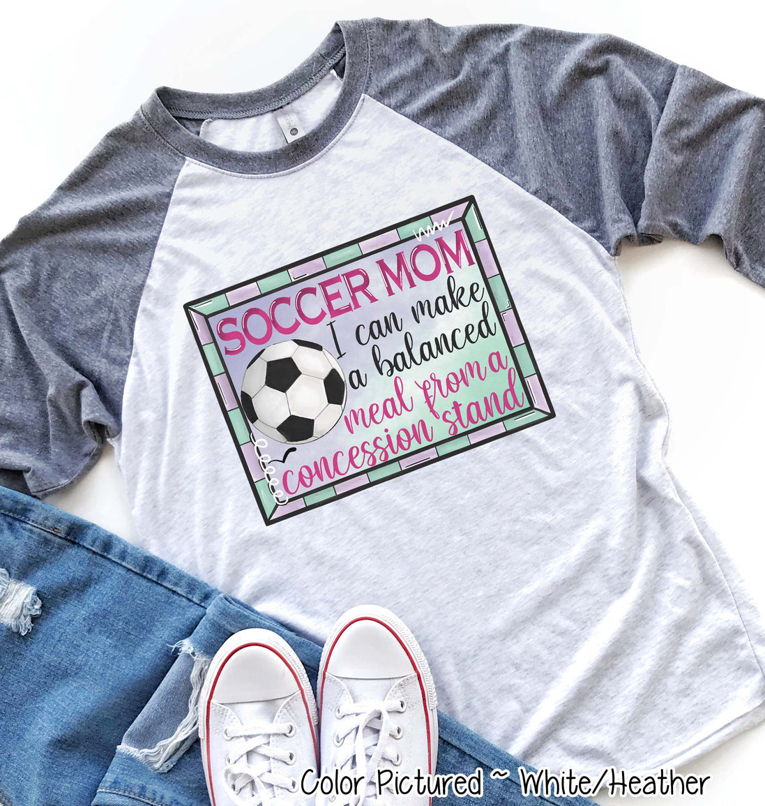 Soccer Mom I Can Make a Balanced Dinner at Concessions Tee
