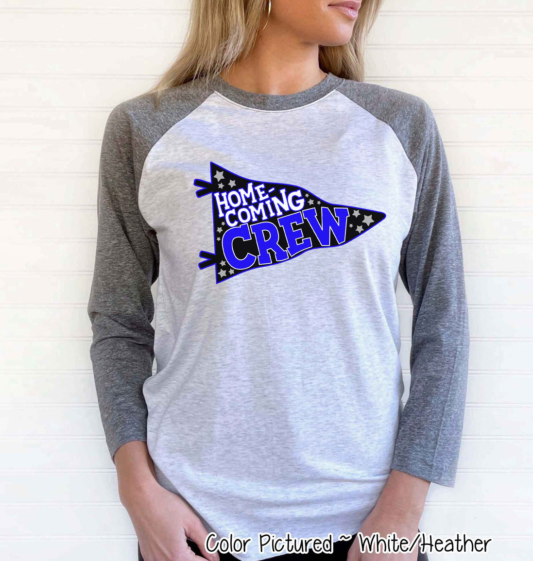 Custom Homecoming Crew Pennant Tee