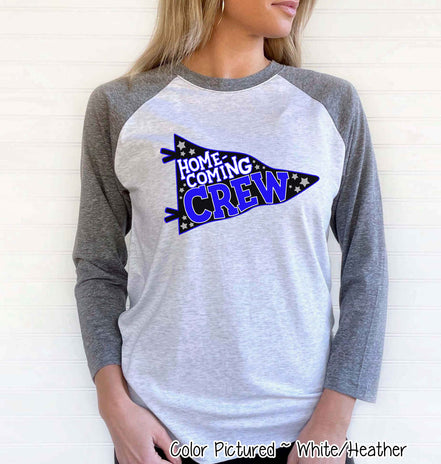 Custom Homecoming Crew Pennant Tee