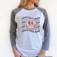 Retro Smile Volleyball Mama Tee