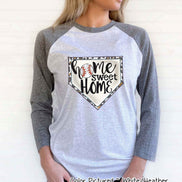 Baseball Home Sweet Home Fan Tee