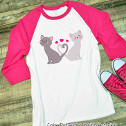 Cats and Hearts Valentine Shirt