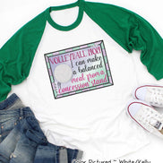 Volleyball Mom I Can Make a Balanced Dinner at Concessions Tee