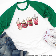 Monogram Coffee Drinks Valentine Shirt