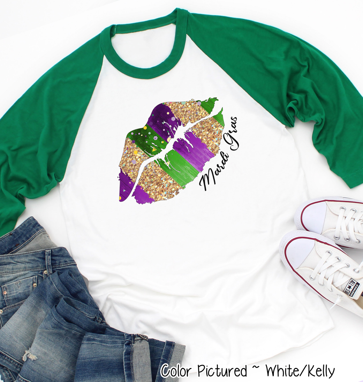 Mardi Gras Lips Tee