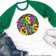 Leopard Mardi Gras Tee