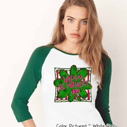 Happy St Patricks Day Clover Tee