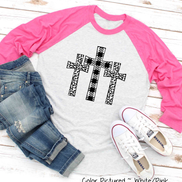 Buffalo Plaid and Leopard Cross Trio Tee