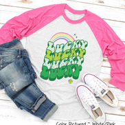 Retro Lucky St Patricks Day Tee
