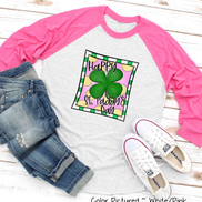 Happy St Paddys Day Clover Tee