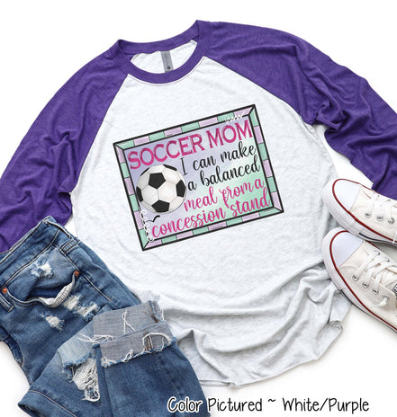 Soccer Mom I Can Make a Balanced Dinner at Concessions Tee