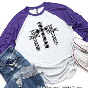 Buffalo Plaid and Leopard Cross Trio Tee