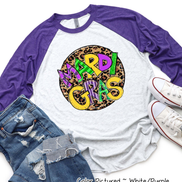 Leopard Mardi Gras Tee
