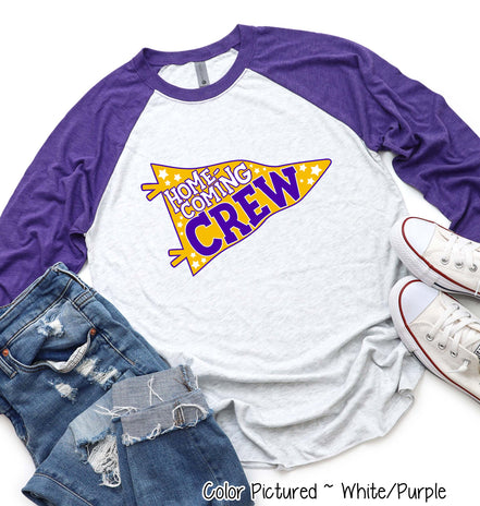 Custom Homecoming Crew Pennant Tee