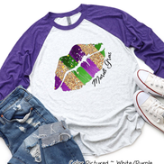Mardi Gras Lips Tee