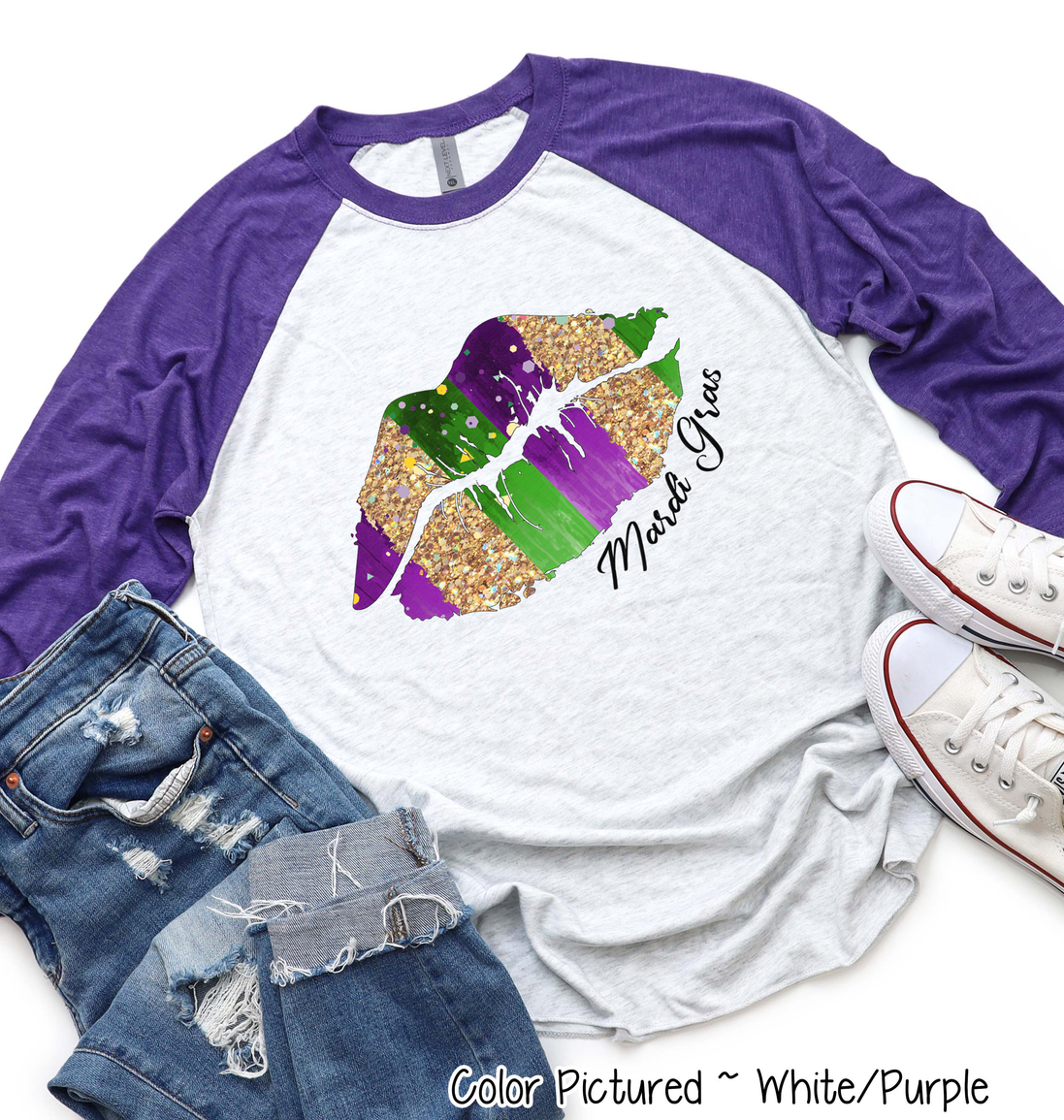 Mardi Gras Lips Tee