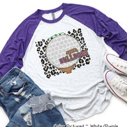 Personalized Leopard Golf Fan Tee