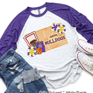 Personalized Basketball Court Fan Tee