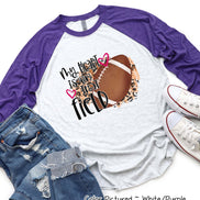 My Heart is On That Field Football Mom Tee