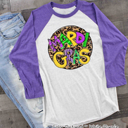 Leopard Mardi Gras Tee