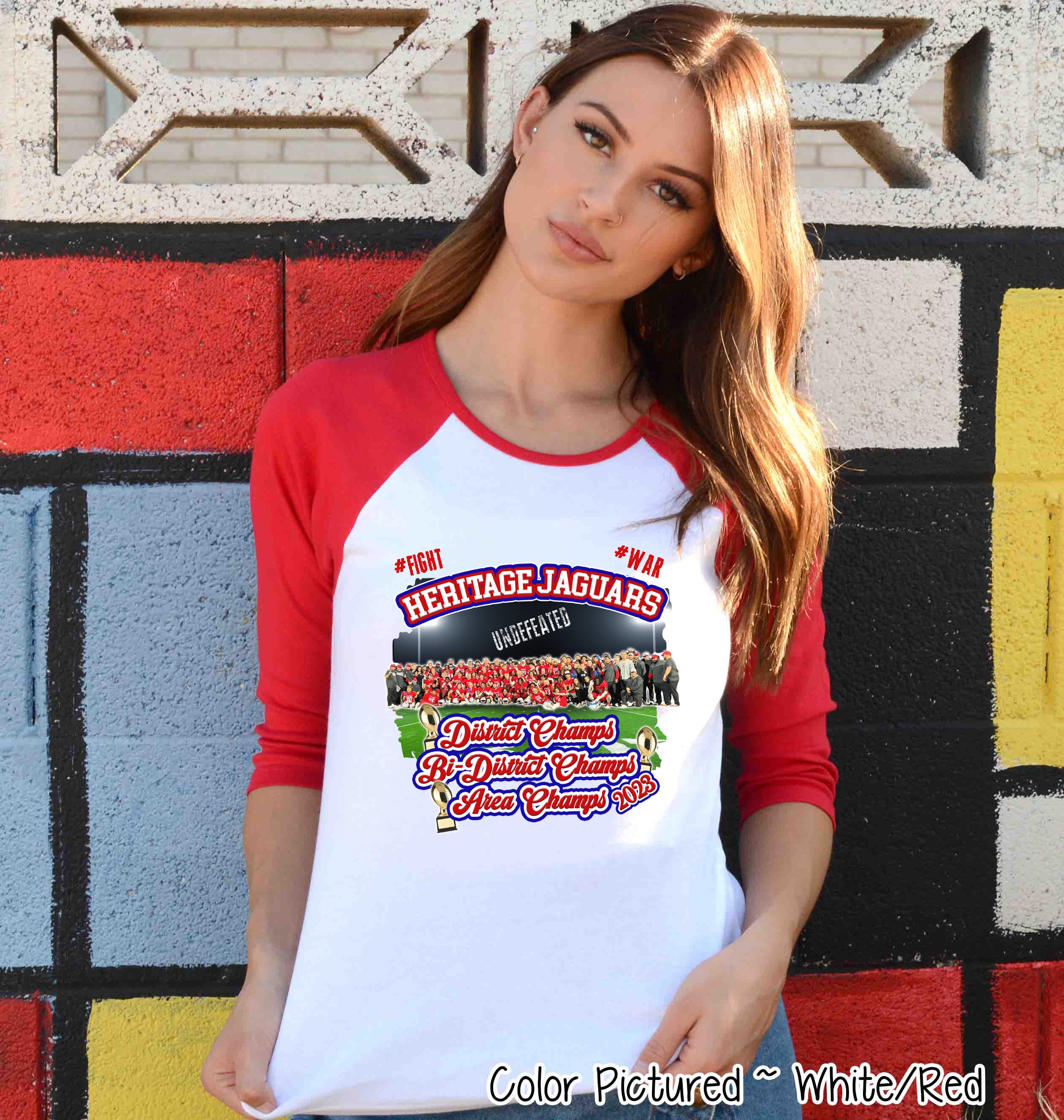 Heritage Jaguars Undefeated Area Champs Tee