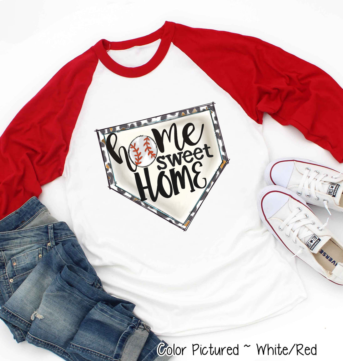 Baseball Home Sweet Home Fan Tee