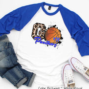 Personalized Leopard Basketball GO Fan Tee
