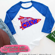 Custom Homecoming Crew Pennant Tee