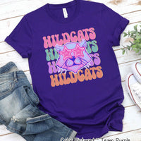 Preppy Star Eyed Mascot Game Day Tee
