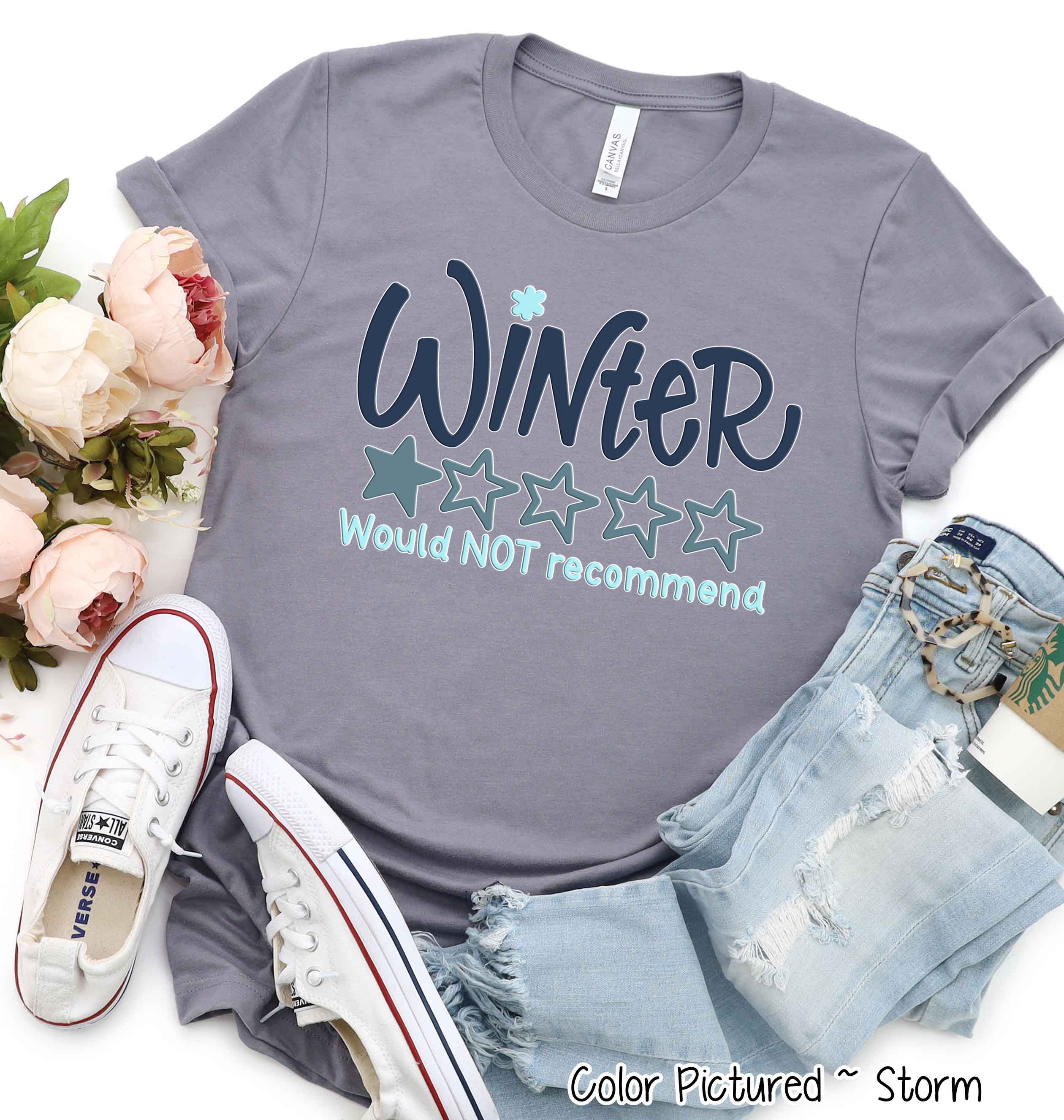 Winter Would Not Recommend Funny Winter Tee or Sweatshirt