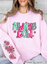 Always Cold with Sleeve Print Winter Tee or Sweatshirt