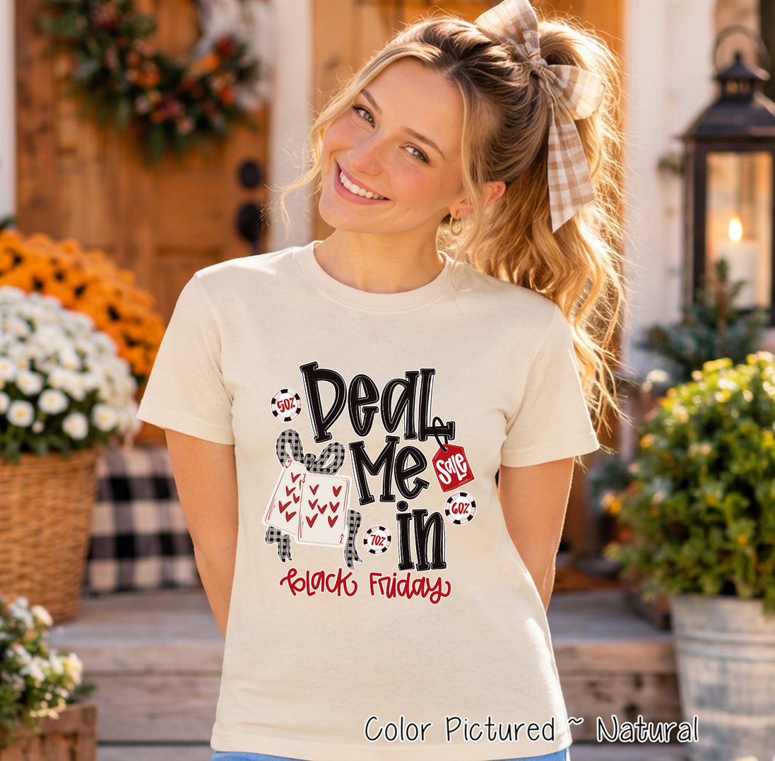 Black Friday Deal Me In Shopping Shirt — tee product photo