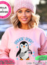 Monogram Bougie Babe Penguin Winter Tee or Sweatshirt