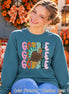 Colorful Gobble Gobble Turkey Shirt — sweatshirt product photo
