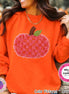 Pink Checkered Knit-Look Pumpkin Shirt – product photo 1