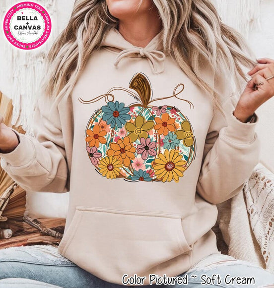 Autumn Wildflower Pumpkin Shirt – product photo 2