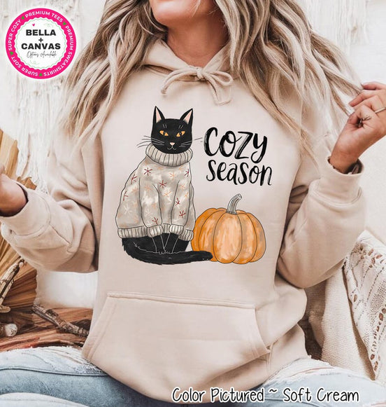 Cozy Season Cat Shirt – product photo 2