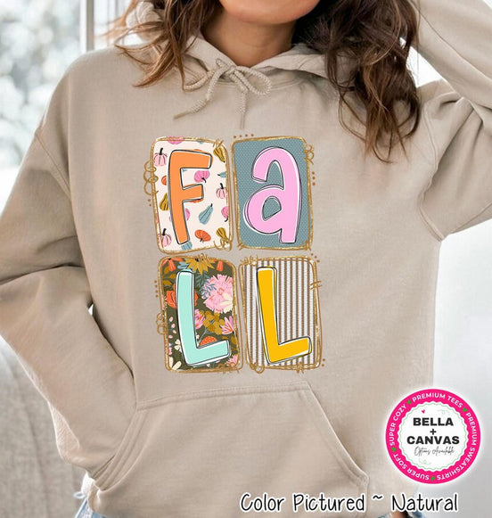 Colorful Fall Block Letter Shirt – product photo 2