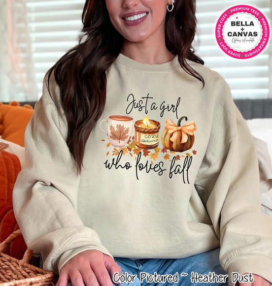 Just a Girl Who Loves Fall Shirt – product photo 2
