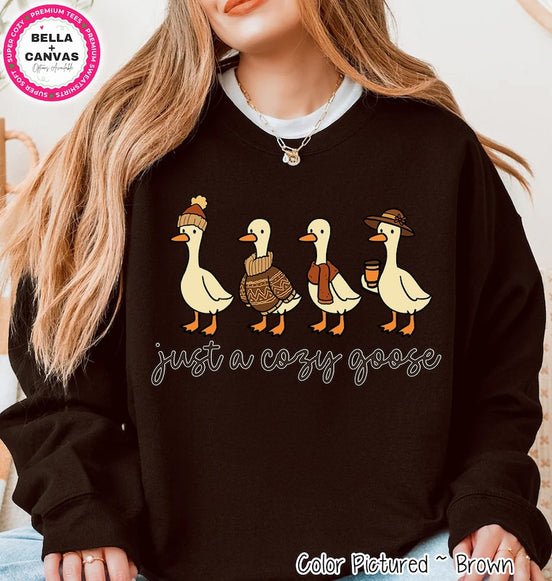 Just a Cozy Goose Shirt – product photo 1